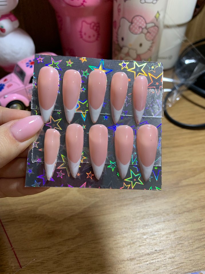 Beyaz Fransız Takma Tırnak Seti - Görsel 2