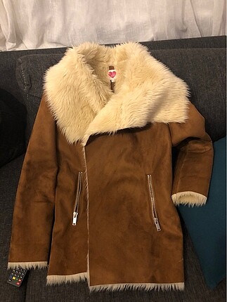 Vintage kürklü mont