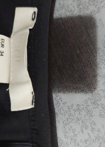 34 Beden Siyah Güpür Desenli Kadın etek