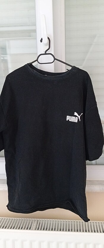 Siyah oversize unisex tişört 