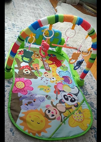 Renkli Bebek Oyun Halısı ve Aktivite Merkezi - Görsel 2