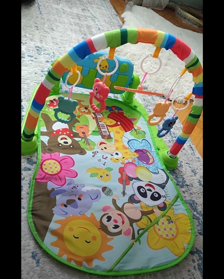 Renkli Bebek Oyun Halısı ve Aktivite Merkezi - Görsel 2