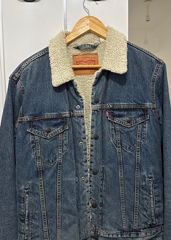 Levis Erkek Gri Uzun Kollu Denim Ceket