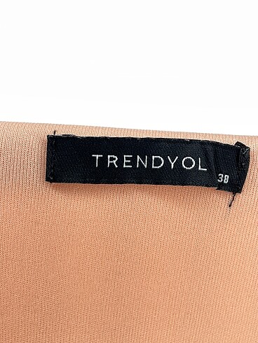 38 Beden turuncu Renk Trendyol & Milla Mini Elbise %70 İndirimli.