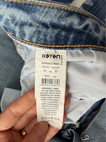 34 Beden Koton Jean