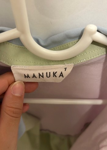 Diğer Manuka Renkli Oversize Gömlek