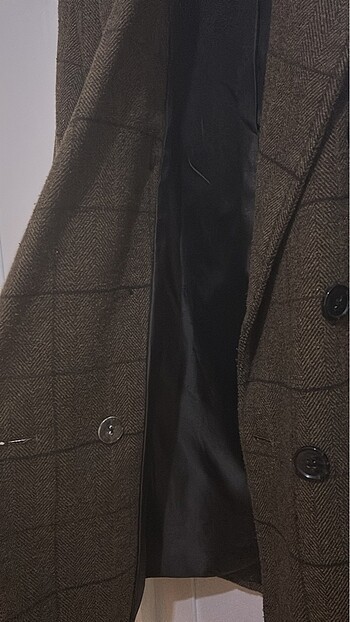 Pull and Bear Kahverengi ekose blazer