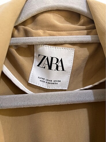 xs Beden camel Renk camel zara trenckot