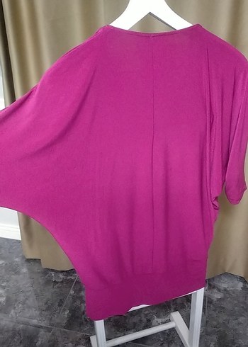 Fermuarlı Pembe Kadın bluz - Görsel 4