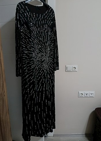 Siyah Taşlı Abiye - Görsel 2