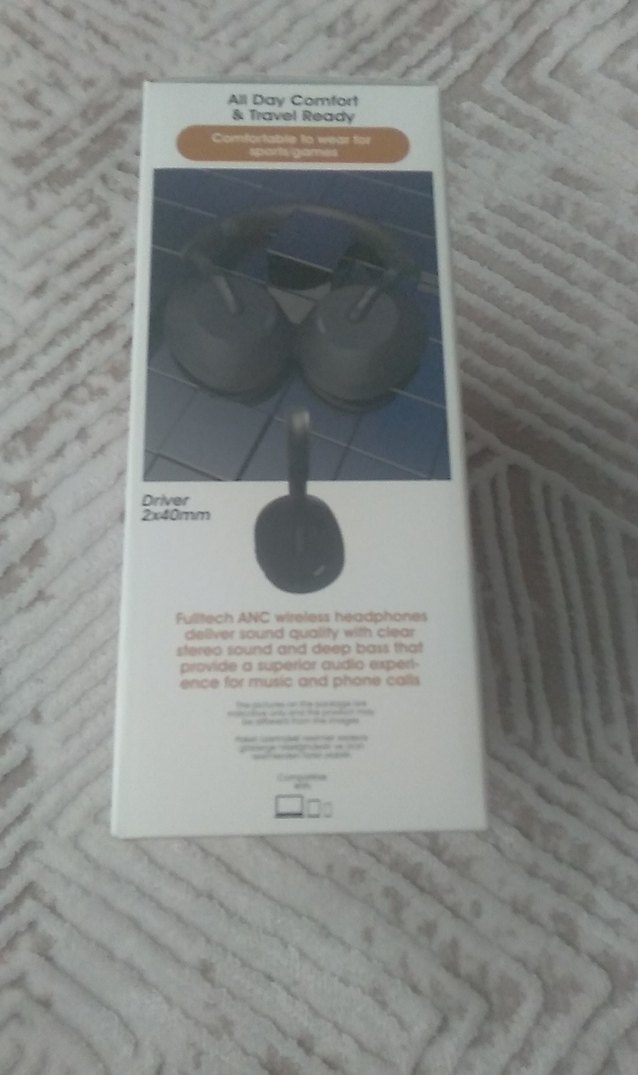 Fulltech Kablosuz ANC Kulaklık Siyah - Görsel 2