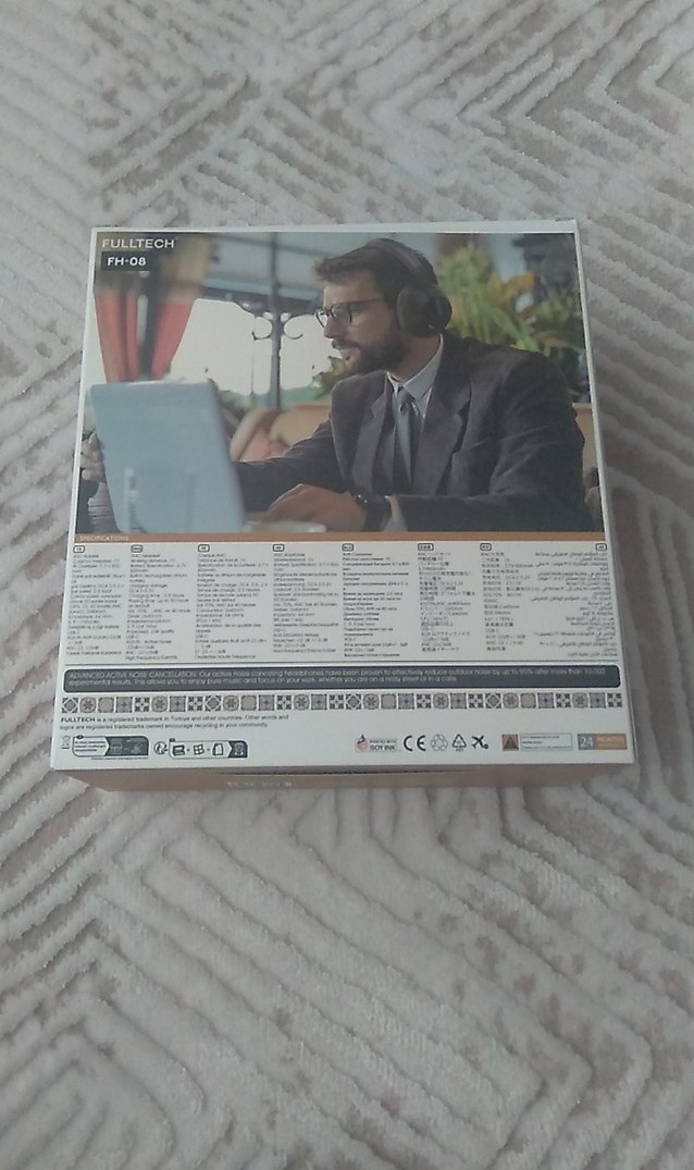 Fulltech Kablosuz ANC Kulaklık Siyah - Görsel 3