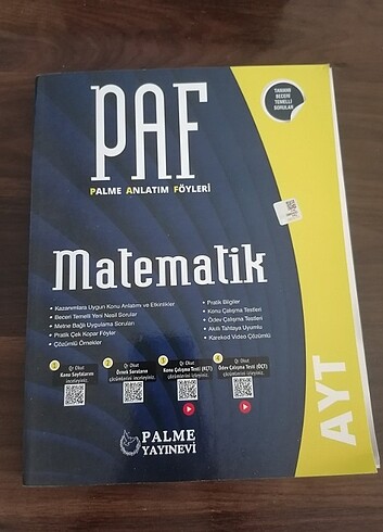 Palme Anlatım Föyleri (Matematik) AYT