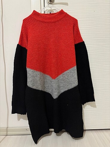 Zara Turuncu Tunik Elbise