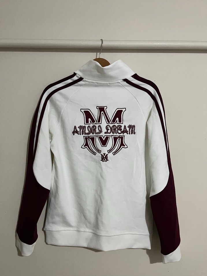 Kadın Beyaz Yarım Fermuarlı Sweatshirt - Görsel 2