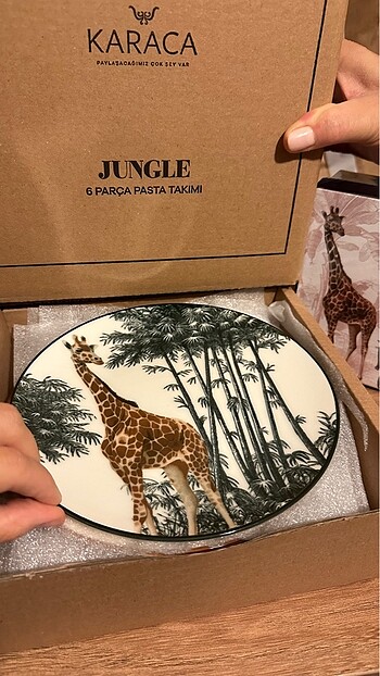 Karaca Karaca Jungle 6 parça Pasta Takımı