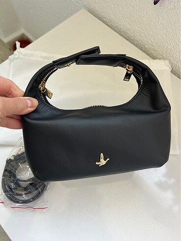 #beymen #cöup siyah deri çanta - Görsel 5