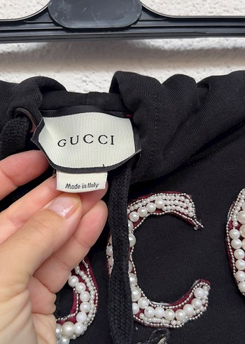 Siyah Kapüşonlu Kadın Sweatshirt
