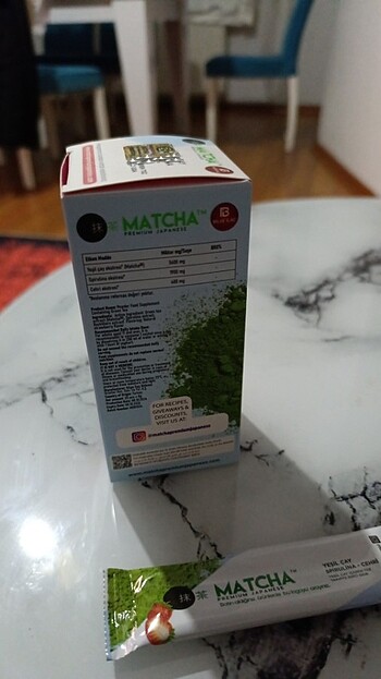 Trendyol & Milla MATCHA ÇİLEK AROMALI YEŞİL ÇAY 20 ADET