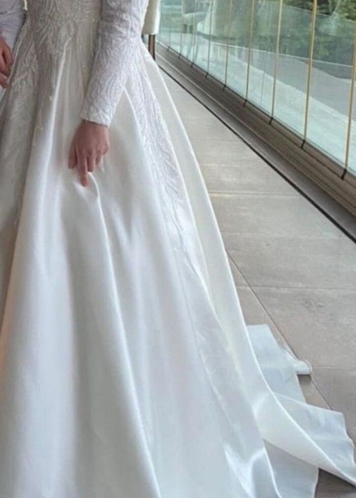 Saten gelinlik  - Görsel 2