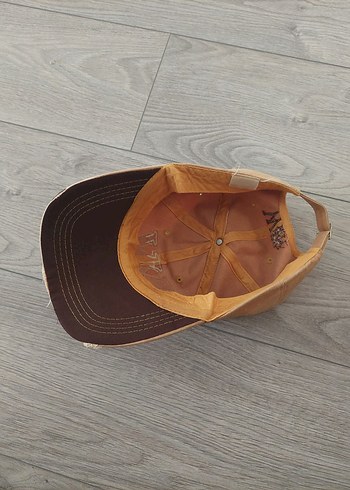 Bej Süet Kadın Şapka - Vintage Tarz - Görsel 4