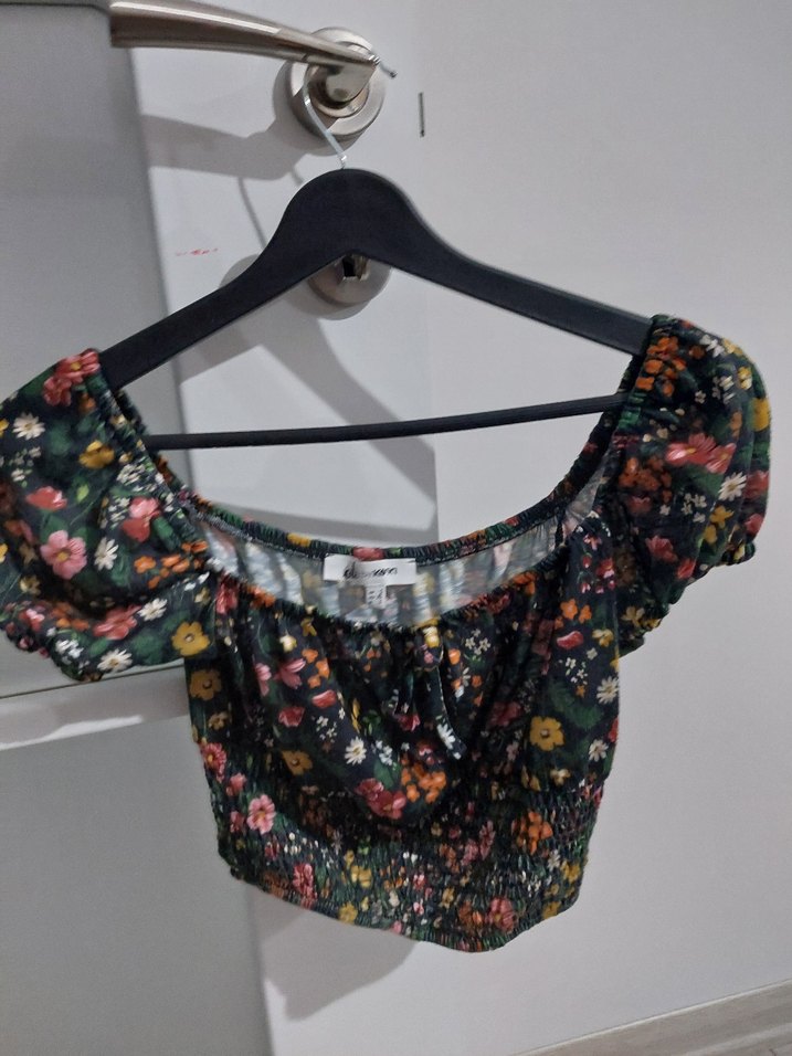 Çiçek Desenli  Bluz - Görsel 2