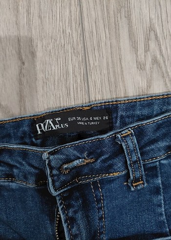 Kadın İspanyol Paça Jean - Görsel 3