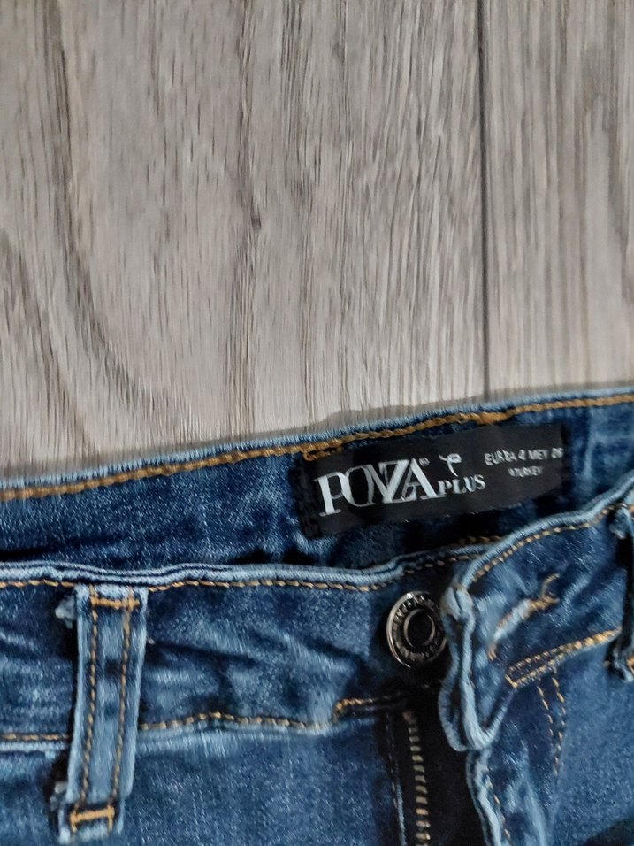 Kadın İspanyol Paça Jean - Görsel 4