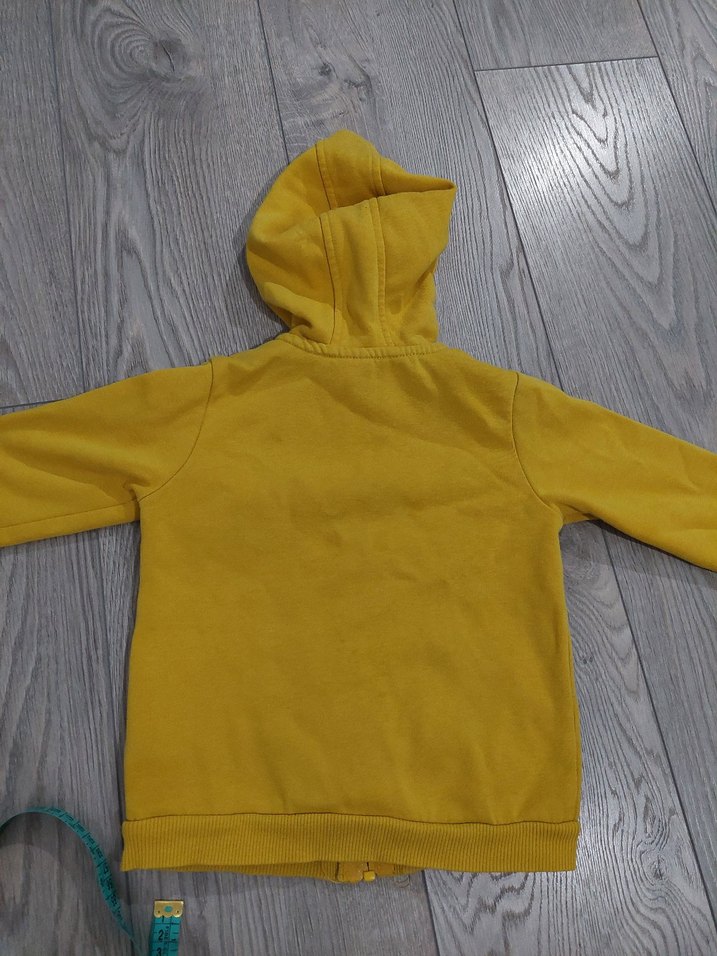 Sarı çocuk Kapüşonlu  Sweatshirt 18-24 ay - Görsel 3