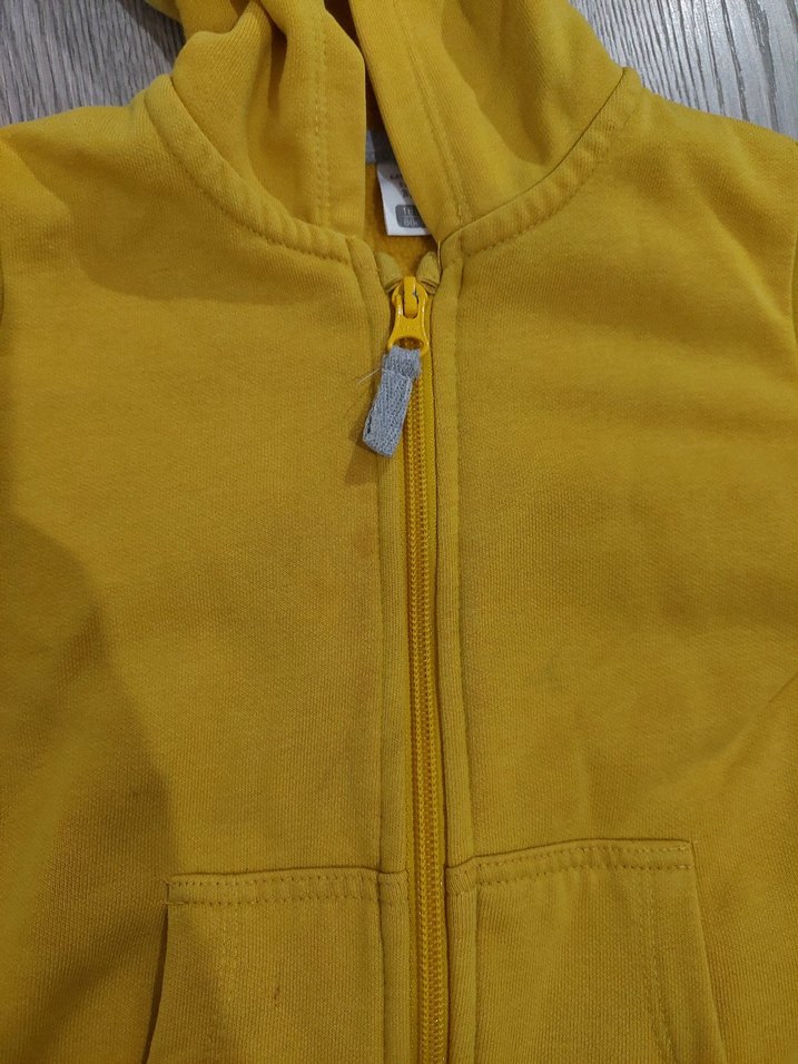 Sarı çocuk Kapüşonlu  Sweatshirt 18-24 ay - Görsel 4