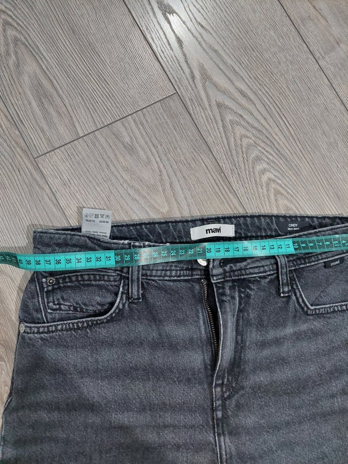 Mavi mom jean 27/29 kadın kot - Görsel 5