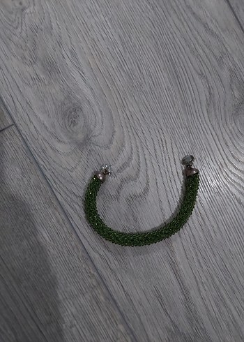 Yeşil Boncuklu mıknatıslı bileklik - Görsel 4