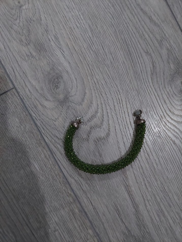 Yeşil Boncuklu mıknatıslı bileklik - Görsel 4
