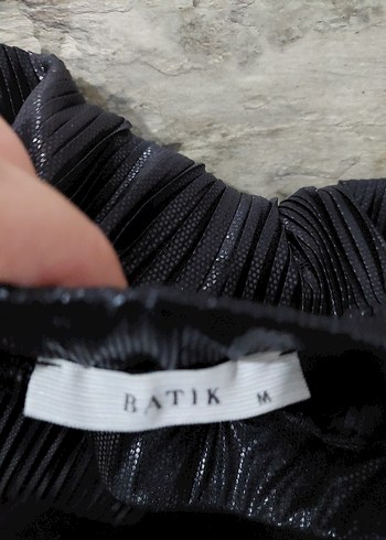 Siyah Pilili Uzun Kadın Etek - Görsel 6