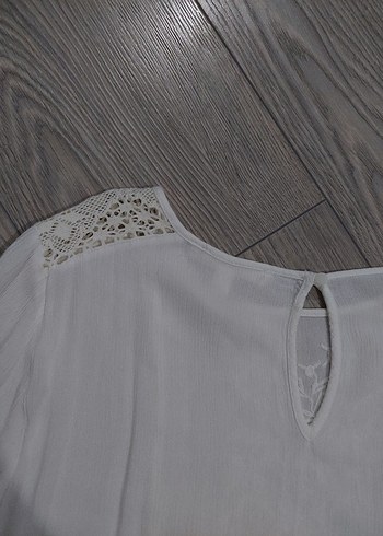 Koton Beyaz Bluz - Görsel 4