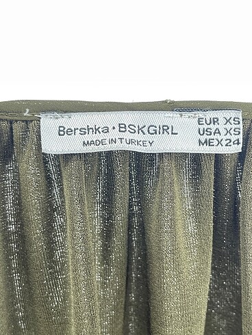 xs Beden haki Renk Bershka Askılı %70 İndirimli.