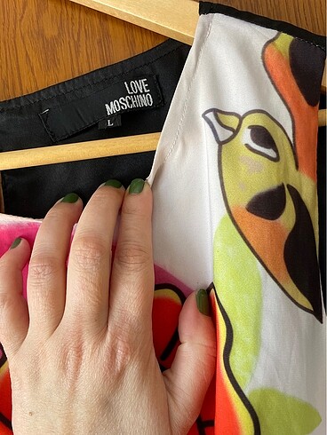 Love Moschino Desenli elbise