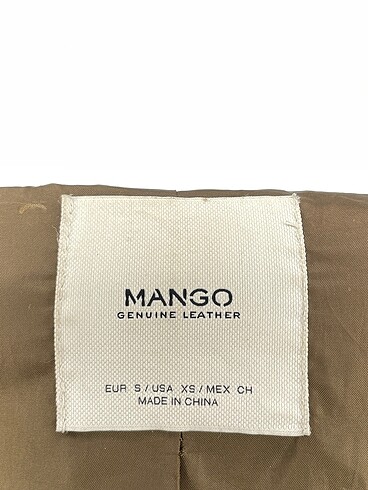 s Beden çeşitli Renk Mango Deri Ceket %70 İndirimli.