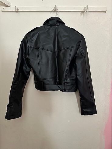 Zara Bayan siyah deri ceket