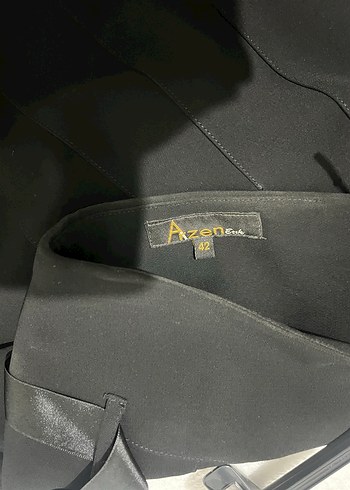 Siyah Kemerli Midi Kadın Etek - Görsel 4