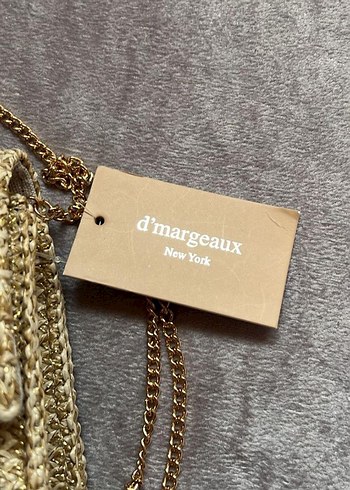 dmargeux marka etiketli hasır çanta - Görsel 4
