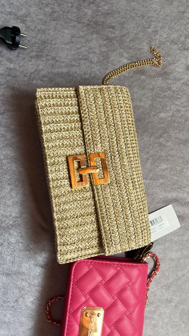 dmargeux marka etiketli hasır çanta - Görsel 3