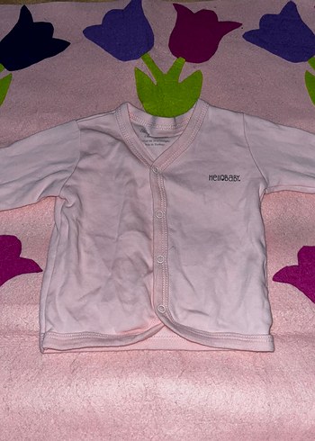 Kız Çocuk Pembe Düğmeli Hırka