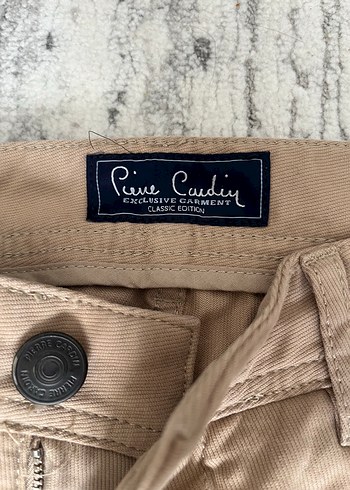 Pierre Cardin Bej Duz Kesim Pantolon