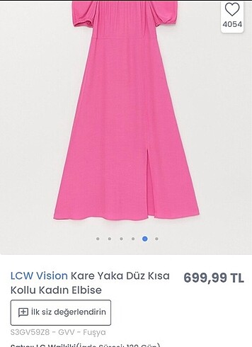 Pembe elbise