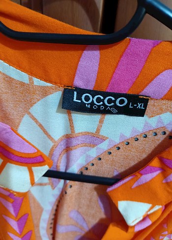 Renkli Bohem Uzun V Yaka Elbise - Görsel 2