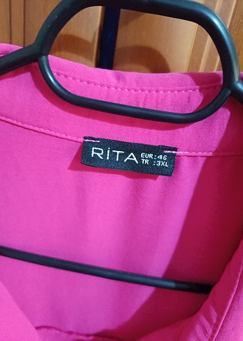 Pembe Uzun Kollu Fırfırlı Tunik - Görsel 3