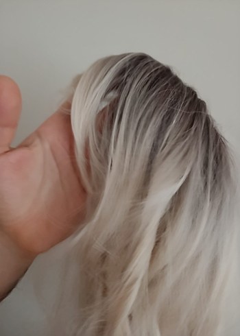 Bej Kürklü Sentetik Kumaş Saç Aksesuarı - Görsel 4