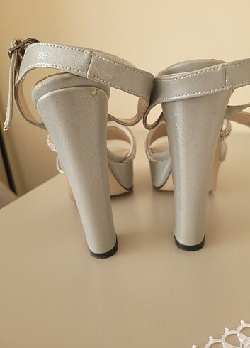 gri platform ayakkabı - Görsel 3