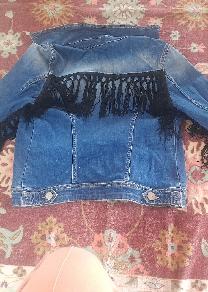 Püsküllü kıt ceket - Görsel 2